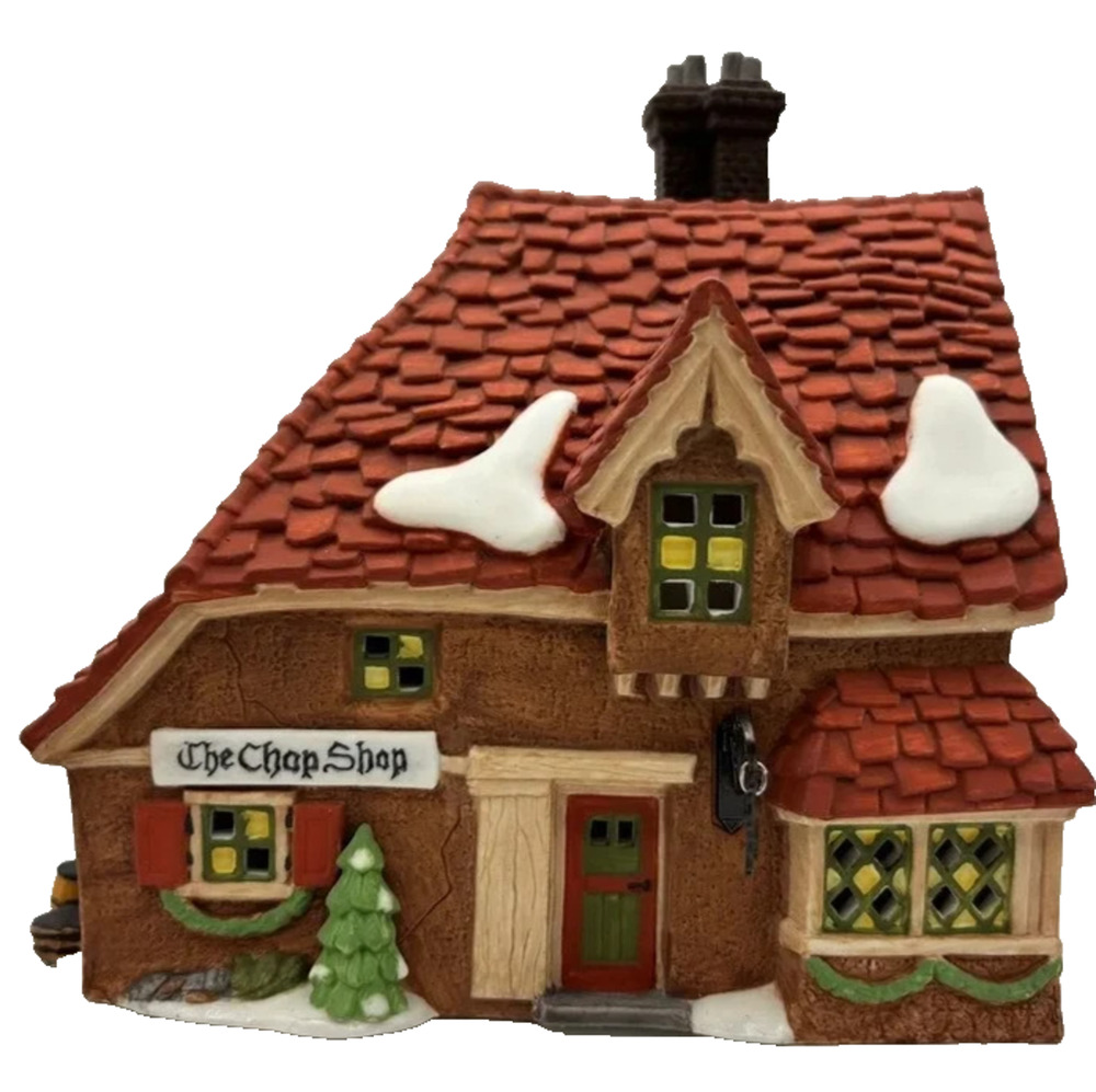 Dept 56 Christmas Village 1995 The Chop Shop 58331 Heritage Dickens Village NEW